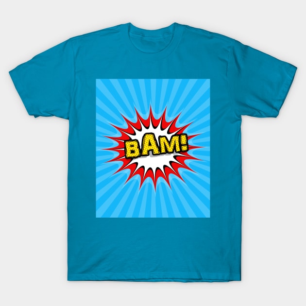 Pop Art Comic Book T-Shirt by icarusismartdesigns